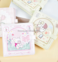 Cuaderno de Cuero PU con Dibujos Animados, Cuaderno Kawaii, Cuaderno Japonés para Dibujar