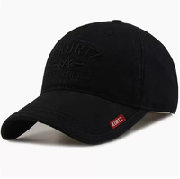 Gorra de Béisbol Personalizada de Alta Calidad Unisex de 6 Paneles de Sarga de Algodón con Logotipo Bordado en 3D y Letras en Relieve