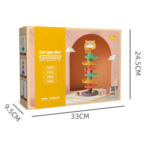 Jeu de construction tour de chute de balles à 7 niveaux avec paniers de basket, jeu éducatif pour tout-petits - Product Image 6