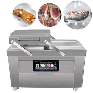 Máquina de Envasado al Vacío de Doble Cámara LG600, Selladora de Alimentos al Vacío para Pollo, Uso Comercial con Certificación CE - Product Image 2