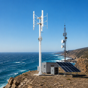 Aerogenerador de Eje Vertical YS H de 200 kW, 5 Aspas, Rotor de 10.5 m, Altura de 11.5 m, Aluminio, Baja Velocidad del Viento, 400 V, Fuera de la Red - Product Image 6