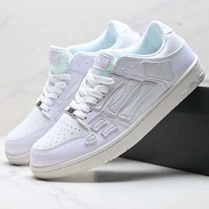 Chaussures de sport décontractées unisexes 2026 Black White <span class=keywords><strong>Bones</strong></span>, polyvalentes, en cuir, tendance, pour hommes et femmes - Product Image 4