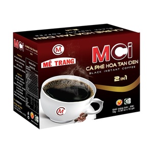 Vietnam alta calidad 5% humedad café instantáneo variedad Chocolate crema tuerca 2 bolsitas por caja 15 cajas Halal azúcar cafeinado - Product Image 6