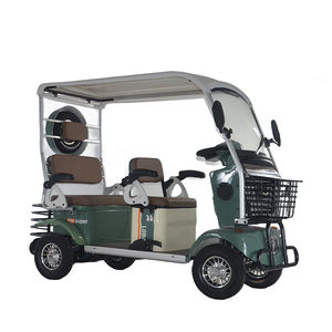 Pabrik Model baru desain Mini Golf Cart e-bike <span class=keywords><strong>4</strong></span> roda sepeda motor listrik dengan Panel surya atap - Product Image 4