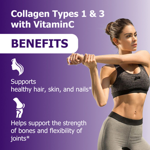 Tabletas de Colágeno Más Vendidas que Ayudan a Fortalecer los Huesos y la Flexibilidad de las Articulaciones, Favorecen la Salud del Cabello, la Piel y las Uñas - Product Image 5