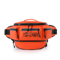 Sac de poitrine pour homme, sac de poitrine de cyclisme à la mode, sac de poitrine de moto réfléchissant de nuit, sac à dos imperméable pour la conduite
