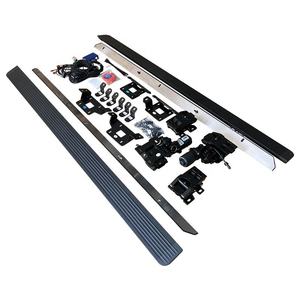 REELTRUK Venta al por mayor de fábrica Estribos laterales eléctricos de aleación de aluminio para Land Cruiser LC250, estilo de lujo, con sistema de tornillos - Product Image 3