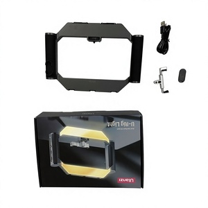 Lampe de studio pour téléphone Ulanzi U-200, anneau lumineux pour caméra, rig vidéo 2700K 8500K, lumière LED portable pour enregistrement vidéo et vlog - Product Image 4