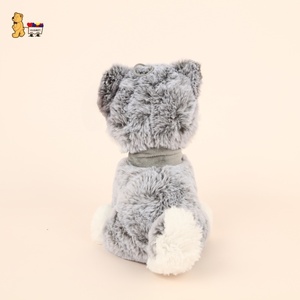 Peluche Husky Kawaii en tissu de <span class=keywords><strong>coton</strong></span> ODM personnalisable super doux, mini cadeau d'anniversaire, grande taille, dessin animé mignon en flanelle plastique - Product Image 6