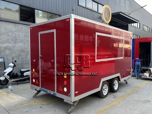 Camion de restauration rapide mobile entièrement équipé en acier inoxydable, aluminium et fibre de verre avec équipement de cuisson - Product Image 3