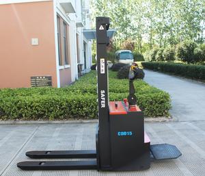 Apilador de manejo ידני y luante אלקטרico 1.5טון מלגזה חשמלי מזרן סוללה מופעל מלגזה - Product Image 4