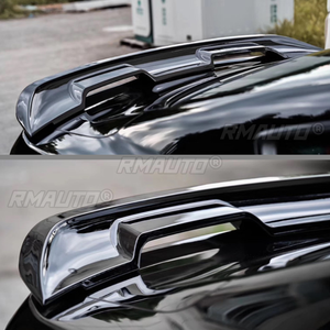 Aileron de coffre arrière style GT500, finition noir brillant / aspect carbone pour Ford Mustang 2015 2016 2017 2018 2019 2020 2021 - Product Image 5