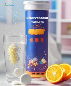 Compresse effervescenti di sapore personalizzato di alta qualità glutatione e vitamina C integratori per la cura della pelle per una pelle luminosa e radiosa