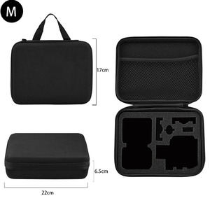 Kampho Mang Trường Hợp Lưu Trữ Túi An Toàn Di Động Chống Thấm Nước Chống Sốc Cho <span class=keywords><strong>GoPro</strong></span> <span class=keywords><strong>Hero</strong></span> 12 11 10 9 Akaso DJI Hành Động <span class=keywords><strong>3</strong></span> <span class=keywords><strong>4</strong></span> Đi Pro - Product Image 5