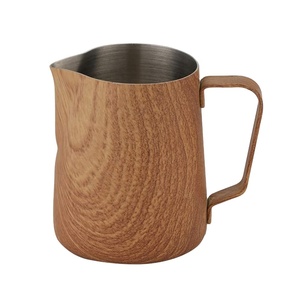 Brocca Latte Cappuccino Brocca Schiuma Latte 600 Ml - Acciaio Inox Nero, Per Cappuccino Brocca Schiumalatte Cappuccino - Foto 2