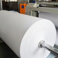 Papier de sublimation par transfert thermique Kinsedo 100g 100m en rouleau jumbo, blanc transparent, séchage rapide, taux de transfert de 98%, pour vêtements légers