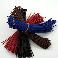 Kabel Jumper Elektronik Inti Tunggal Pra-Pengupas Khusus, Kabel Tembaga Berlapis Timah Dua Ujung untuk Pengkabelan Internal Peralatan PCB