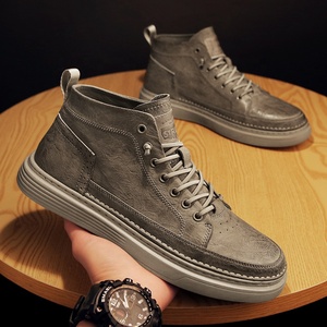 Botas Jinbeile para Hombre, Botas Casuales de Cuero de Alta Calidad, Botas de Invierno Impermeables para Hombre, Botas de Moda Masculina, <span class=keywords><strong>Botines</strong></span> Hombre - Product Image 2