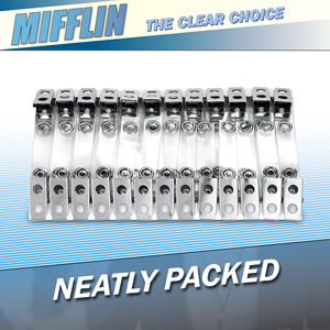 Titular de la tarjeta de identificación de PVC suave Cremallera de ranura vertical 2,25 "X 3,5" con clip de metal Compra a granel Etiquetas de nombre para uso en la Oficina y la escuela - Product Image 3