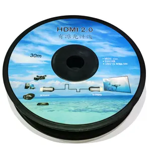 VELLYGOOD Cabo HDMI de Fibra Ativa Aoc 4K 8k Hdmi 2.0 Suporte para Cabos de Áudio e Vídeo