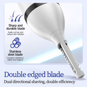 Tondeuse électrique portable sans douleur pour le <span class=keywords><strong>nez</strong></span> et <span class=keywords><strong>les</strong></span> oreilles, rechargeable, en métal, pour hommes - Product Image 3