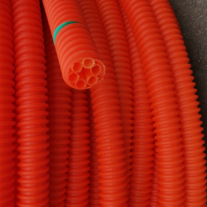 أنبوب بلاستيكي مموج من البولي إيثيلين عالي الكثافة بسعر جيد، أنبوب حماية سداسي المسارات بقطر 110 مم لنظام الكابلات على الطرق السريعة - Product Image 3