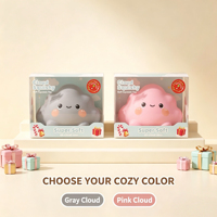 Jouet en silicone nuage lumineux mignon à presser avec récupération lente pour le soulagement du stress et la décompression