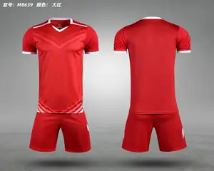 Topkwaliteit Custom Voetbal Jersey Nieuw Ontwerp Hoge Kwaliteit China Leverancier Fabriek Blanco Voetbal Jersey