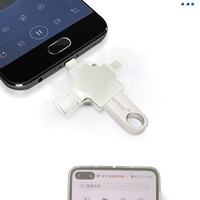 Adaptateur OTG haute vitesse 3 en 1 Lecteur de cartes USB 3.0 Modèle Bf333 pour smartphones