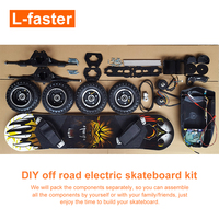 Planche de skateboard électrique tout terrain, double moteurs 36V, 2800W, DIY, bon marché, pour adultes