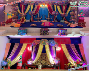 Grand Mehndi & Sangeet événement décoration accessoires concepteur mariage Sangeet fonction accessoires décor mariage traditionnel Mehndi scène royaume-uni - Product Image 6
