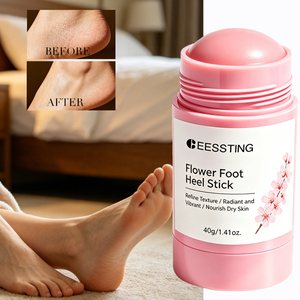 Bálsamo Humectante Portátil para el Cuidado de los Pies con Aroma Floral, Exfoliante y Nutritivo, Repara Talones Agrietados, ODM/OEM - Product Image 1