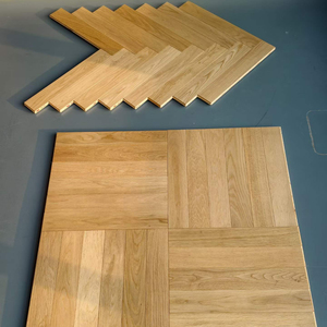 Parquet stratifié Burma design moderne, installation Uniclic, finition chêne et noyer noir, pour villa - Product Image 5