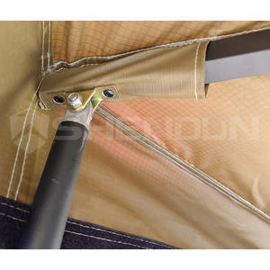 SNDN 4x4 <span class=keywords><strong>abri</strong></span> solaire étanche 270 degrés auvent <span class=keywords><strong>voiture</strong></span> auvent 270 degrés kaki 270 auvent autoportant avec <span class=keywords><strong>poteaux</strong></span> - Product Image 6