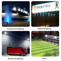 Reflector LED Industrial Comercial para Pared, Exterior, Impermeable, para Almacenes, Fábricas, Seguridad, Montaje en Pared, Luz Exterior