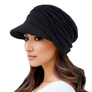 Vente en gros d'accessoires pour cheveux gavroche casquette plate JERSEY casquettes mode béret style casquette casquette de baseball pour femmes et hommes - Product Image 6