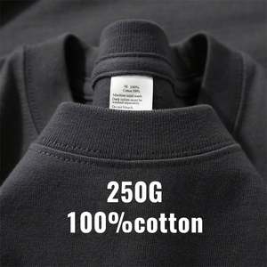 Camiseta Blanca de 250 g/m², Personalizable con Logotipo DTG, 100% Algodón, Hombros Caídos, Estilo Urbano, Camisetas Gráficas para Hombre - Product Image 1