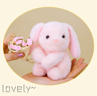 Aierflorist Rozen-thema Superzacht Tafeldecoratie Schattig Bloemenomhullend Teddybeer roze Konijn Kleine Dieren Valentijnsdag Pluche