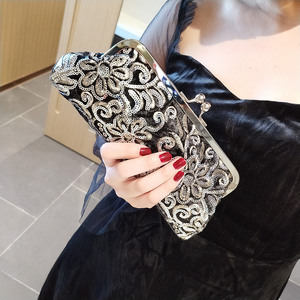 Bolso de Noche Clásico Popular con Cuentas Bordadas, Ideal para Combinar con un Bolso de Cena Retro Portátil para Novias y Damas de Honor - Product Image 4