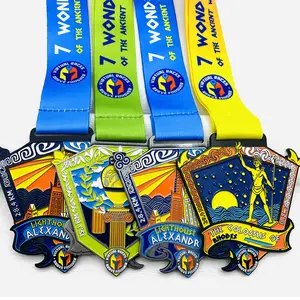 Manufacturer Free Design Custom Marathon Kids Fun Running Sport Award Souvenir Medals