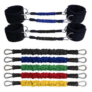Toptan Egzersiz Tonlama Bantları-Lateks Kauçuk Ayak Bileği Bantları Kalça Popo Bacak Antrenman Direnç Bantları 15lbs Direnç - Product Image 2