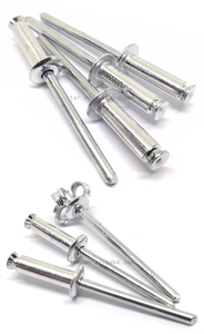 Rivets semi-creux à tête ronde pleine en acier inoxydable, rivets à tête plate large, rivets en aluminium – Vente chaude - Product Image 1
