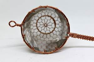 ที่กรองชาลวดตาข่ายทองแดงทำด้วยมือเป็นมิตรกับสิ่งแวดล้อมดีไซน์หรูหราและทนทานสำหรับการชงชาแบบปล่อยของขวัญในห้องครัว - Product Image 2