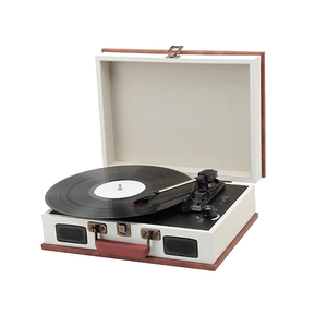 Tocadiscos Portátil con Asa, Grabación de Vinilo a MP3, Reproducción Bluetooth, Altavoces Integrados, Proveedor OEM - Product Image 4