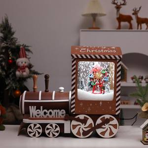 Mini train de Noël en plastique avec musique de <span class=keywords><strong>neige</strong></span> pour décorations de festival - Product Image 2