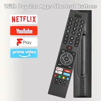 RC43137P pour Celcus Luxor Polaroid Finlux TV Remote Control avec PrimeVideo NETFlIX et YouTube Buttons
