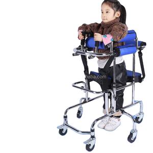 障害性片麻痺脳卒中患者のためのシートとブレーキウォーキングエイドを備えた高さ調節可能なローリングアップライトウォーカー - Product Image 1