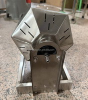 Machine à torréfier le café et les haricots de soja en acier inoxydable de 3,8 L à rotation automatique, prix de gros, machine à torréfier les cacahuètes, 110 V
