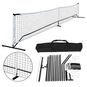 NEH Portable Pickle ball machine set Kids Volleyball Badminton Tennis custom wholesale pickball Net with Set pickleball court