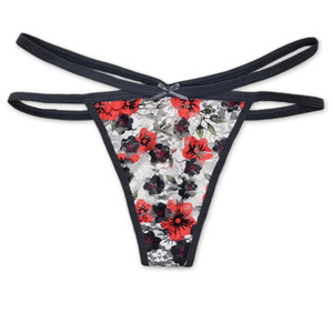 Slip a Vita Bassa con Stampa Floreale <span class=keywords><strong>in</strong></span> Pizzo, Mutandine Sexy per Ragazze Giovani - Product Image 3